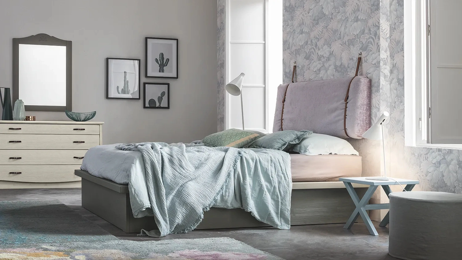 Letto con box contenitore Helios di Callesella