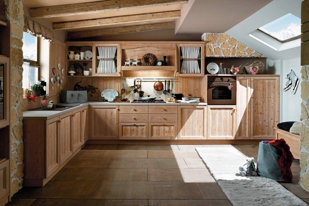 Cucina su misura Everyday Fieno Talcato di Callesella